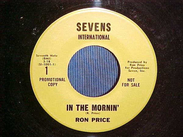 Ron Price (5) : Dead Standin' All Around / In The Morning (7", Promo)