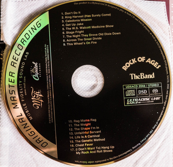 The Band : Rock Of Ages (The Band In Concert) (SACD, Hybrid, Album, Ltd, Num, RE, RM, S/Edition)