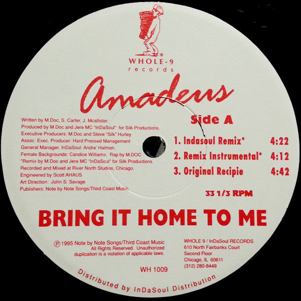 Amadeus (14) : Bring It Home To Me (12")