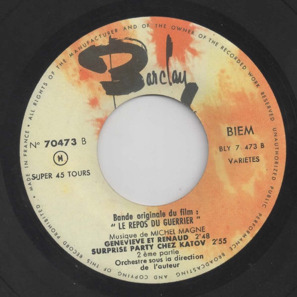 Michel Magne : Le Repos Du Guerrier (7", EP)