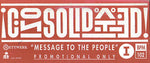 Consolidated : Message To The People (12", Promo)