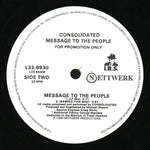 Consolidated : Message To The People (12", Promo)