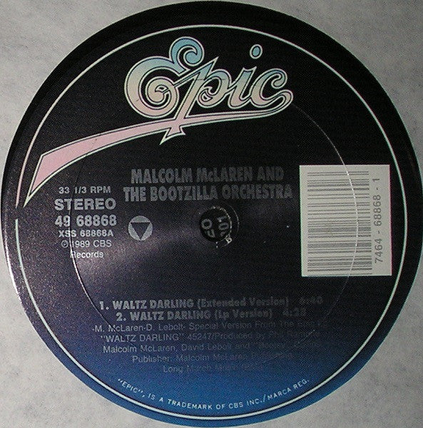 Malcolm McLaren And The Bootzilla Orchestra : Waltz Darling (12")