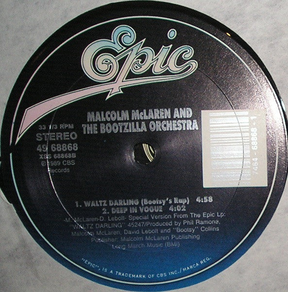 Malcolm McLaren And The Bootzilla Orchestra : Waltz Darling (12")