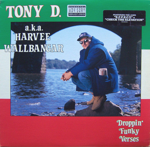 Tony D a.k.a. Harvee Wallbangar : Droppin' Funky Verses (LP, Album)