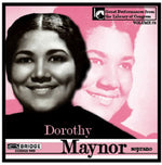 the album cover for Dorothy Maynor - Dorothy Maynor in Concert at Library of Congress