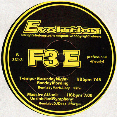 Various : Evolution 1 (12", Promo, Unofficial)