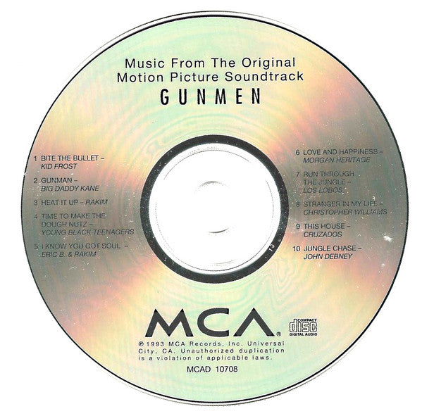 Various : Gunmen (Music From The Original Motion Picture Soundtrack) (CD, Album, Comp)