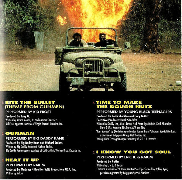 Various : Gunmen (Music From The Original Motion Picture Soundtrack) (CD, Album, Comp)