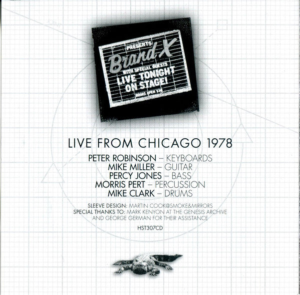 Brand X (3) : Live From Chicago (CD)