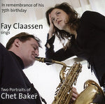 the album cover for Fay Claassen - Two Portraits of Chet Baker