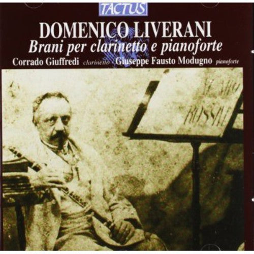 the album cover for Corrado Giuffredi - Music for Clarinet & Piano