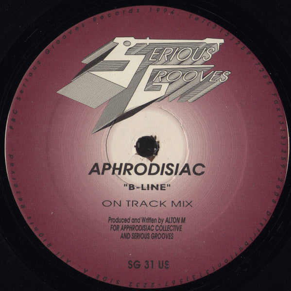 Aphrodisiac (2) : B-Line (12")