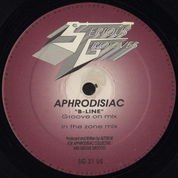 Aphrodisiac (2) : B-Line (12")