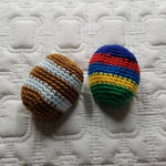 Multicolored Hand Crochet Sack Ball Kick Toy
