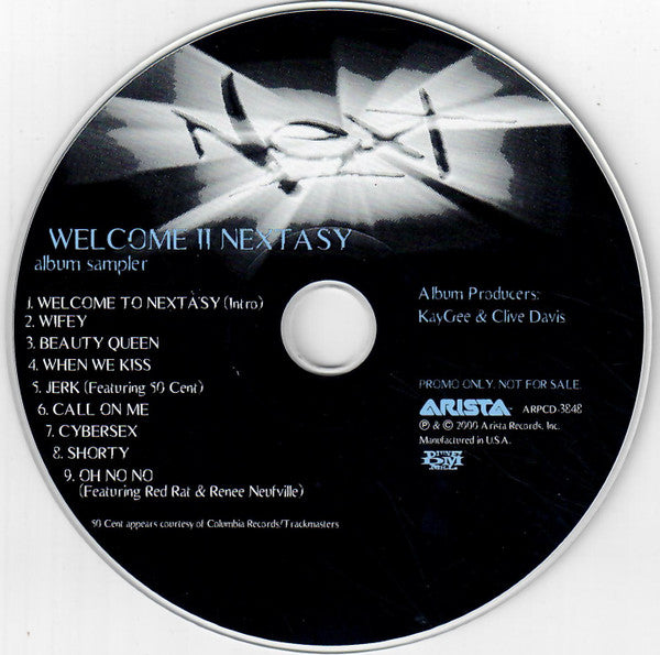 Next (2) : Welcome II Nextasy - Album Sampler (CD, Promo, Smplr)