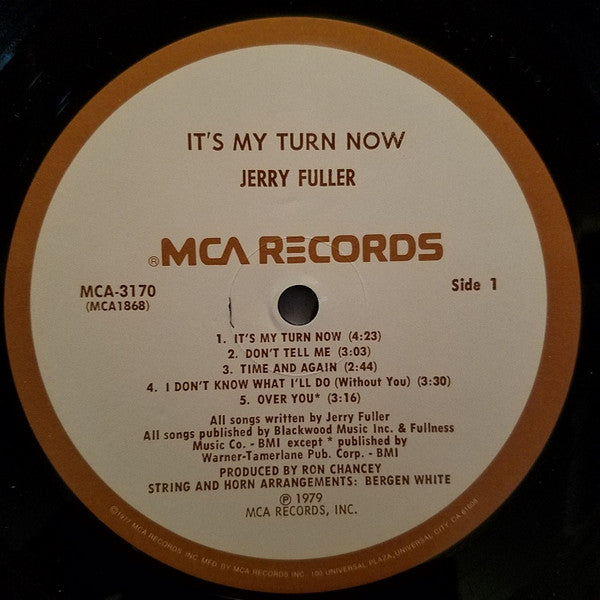 Jerry Fuller : It's My Turn Now (LP)
