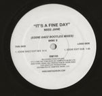 Miss Jane : It's A Fine Day (2x12")