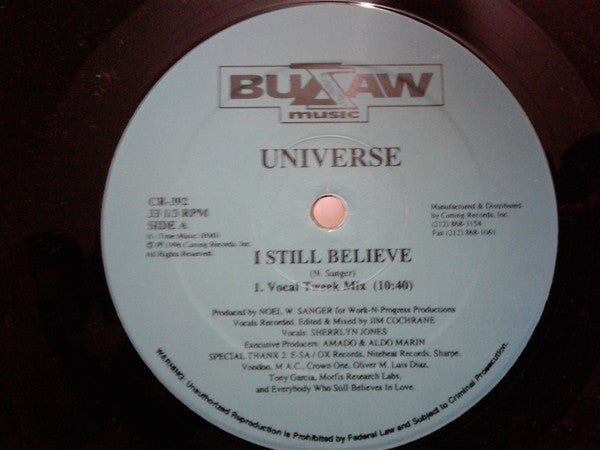 Universe : I Still Believe (12")