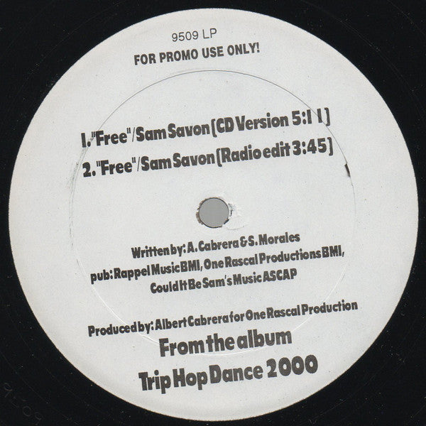Sam Savon / Brenda K. Starr : Free / Only Love (12", Promo)