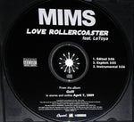 Mims Featuring Letoya : Love Rollercoaster (CD, Single, Promo)