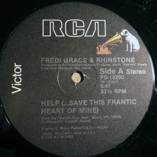 Fredi Grace & Rhinstone* : Help (...Save This Frantic Heart Of Mine) (12")