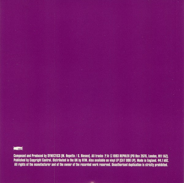 Synectics : The Purple Universe (CD, Album)