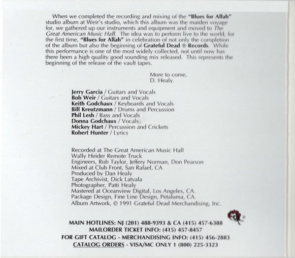 The Grateful Dead : One From The Vault (2xCD, Album, Dig)