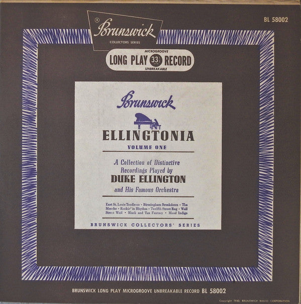 Duke Ellington And His Orchestra : Ellingtonia- Volume One (10", Comp, RE)