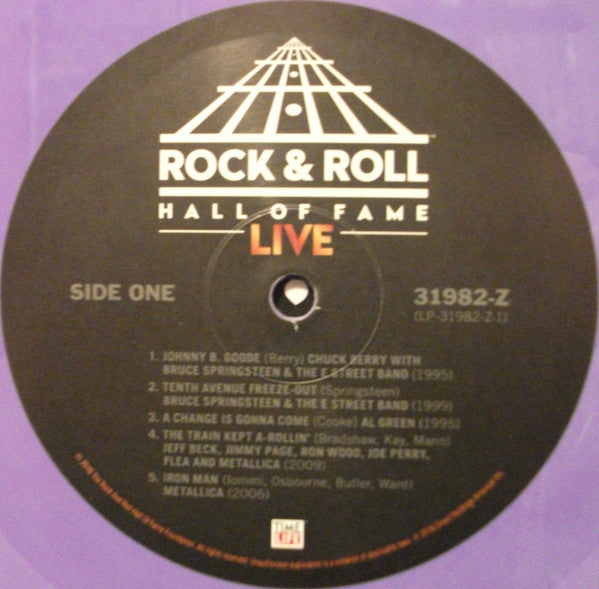 Various : Rock & Roll Hall Of Fame Live (Volume 1) (LP, Comp, Ltd, Pur)