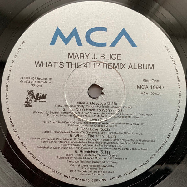 Mary J. Blige : What's The 411? Remix (LP, Album)
