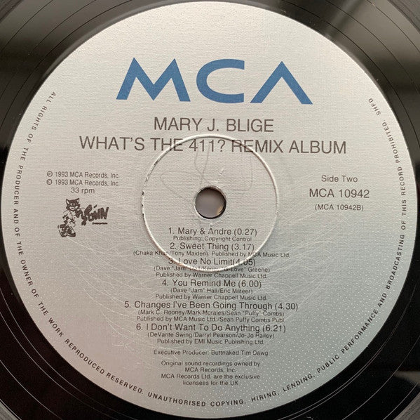 Mary J. Blige : What's The 411? Remix (LP, Album)