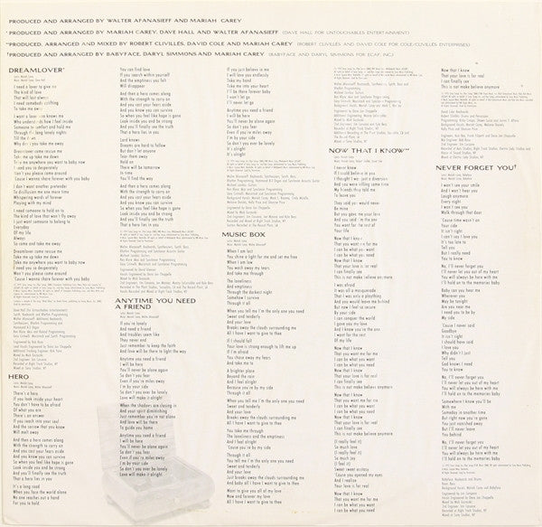 Mariah Carey : Music Box (LP, Album)