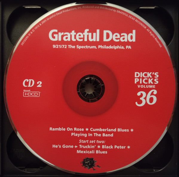 Grateful Dead* : Dick's Picks 36: 9/21/72 The Spectrum, Philadelphia, PA (4xHDCD, Album)