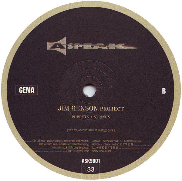 Jim Henson Project : Puppets + Strings (12")
