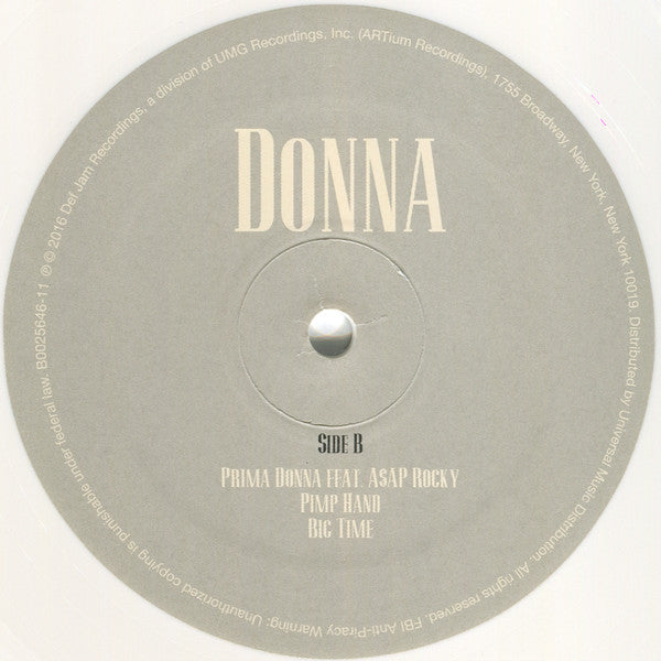 Vince Staples : Prima Donna (10", EP, Ltd, Num, Whi)