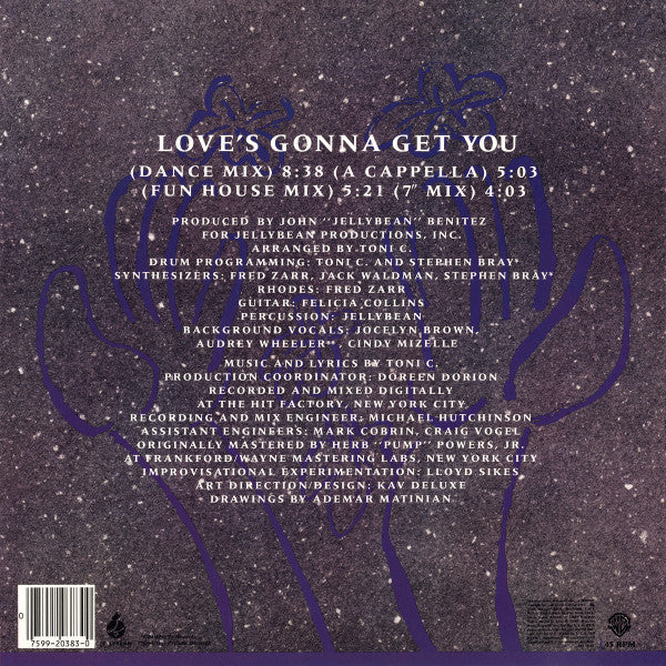Jocelyn Brown : Love's Gonna Get You (12", Maxi, All)