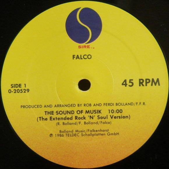 Falco : The Sound Of Musik (12", Maxi, All)