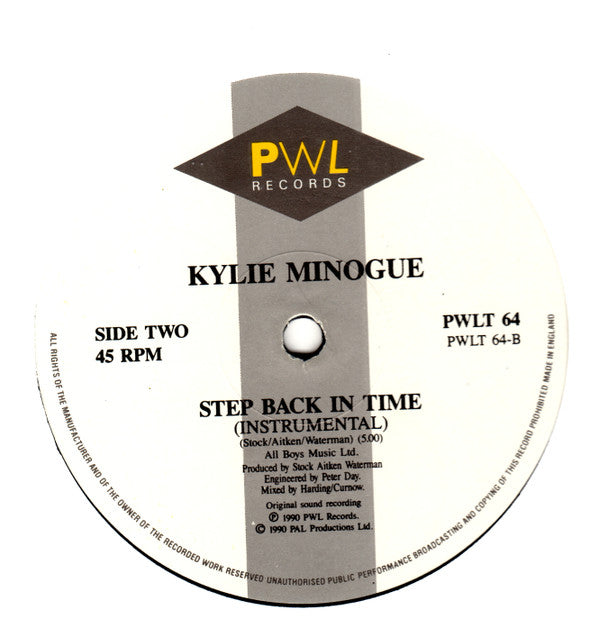 Kylie* : Step Back In Time (12")