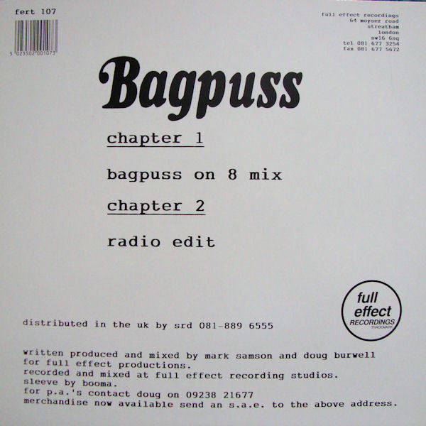 DJ Burnz : Bagpuss (12")
