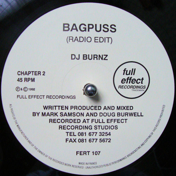 DJ Burnz : Bagpuss (12")