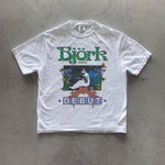 Vintage Unisex Bjork Graphic T-Shirt Music Fan Gift Fashion