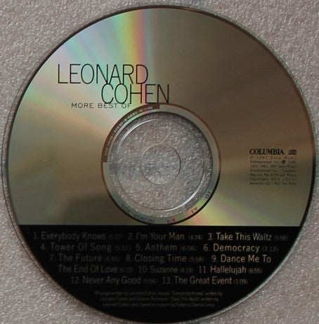 Leonard Cohen : More Best Of (CD, Advance, Comp, Promo)