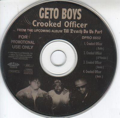 Geto Boys : Crooked Officer (CD, Single, Promo)