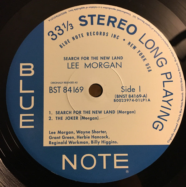 Lee Morgan : Search For The New Land (LP, Album, Ltd, RE, 180)