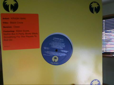 Krash Man : Black Circle (LP, Promo, Cle)
