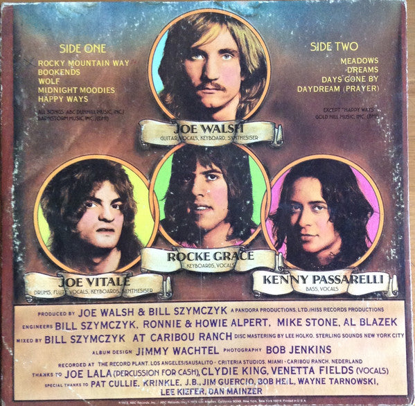 Joe Walsh : The Smoker You Drink, The Player You Get (LP, Album, Gat)