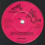 Morrissey : Interesting Drug (7", Single)