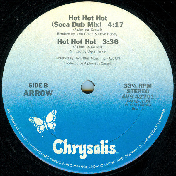 Arrow (2) : Hot Hot Hot (12", Die)
