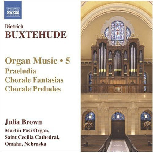 the album cover for Julia Brown - Organ Music 5